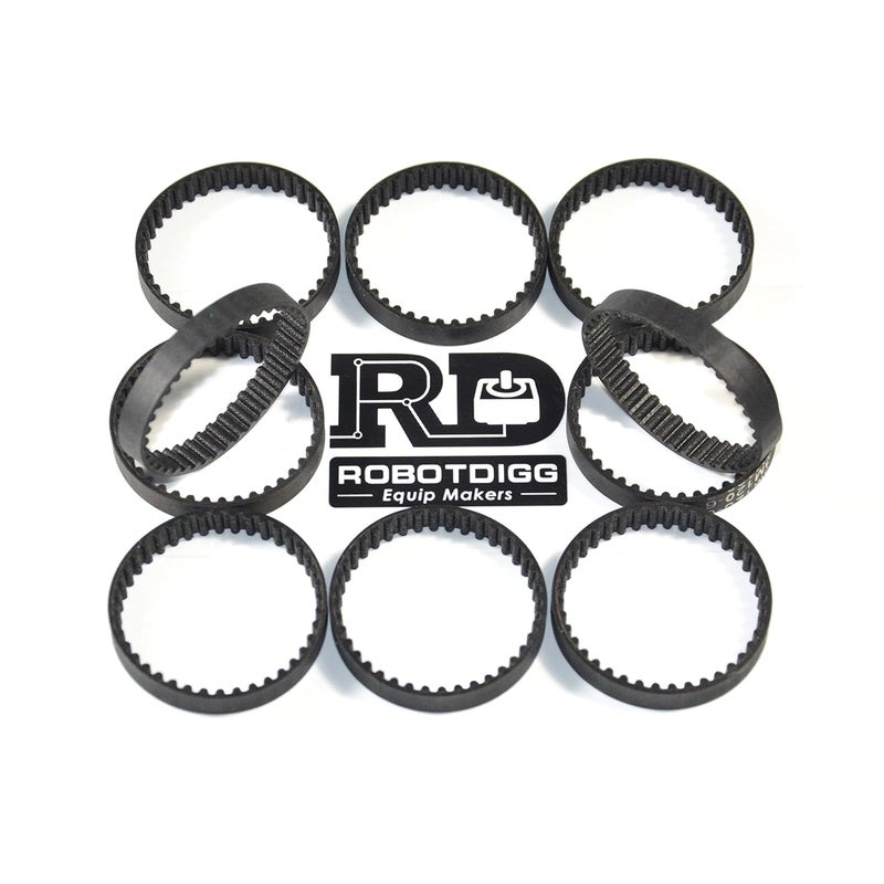 RobotDigg 144-3M-6 Endless HTD3M Belt 144mm Length 48 Teeth 3M Synchronous Belt 3mm Pitch 6mm Width HTD3M Closed Loop Timing Belt Pack of 10pcs - Image 3